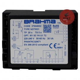 Scheda accensione apparecchiatura Brahma NDTM31 bruciatore Riello TCV Design 37604002