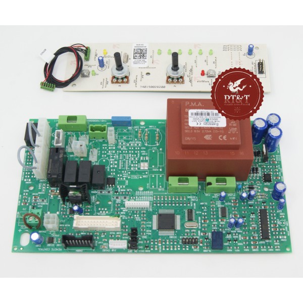 Scheda Circuito stampato NCB-MCU CLIMA SAT caldaia Chaffoteaux Compy MX2, Mira 60003334, ex 60000469