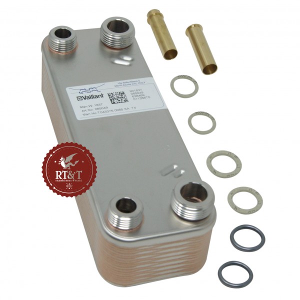 Scambiatore Vaillant per VMW 254/2 XE, VMW 255/2 E, VMW 246 E-C, VMW 286 E-C 065053