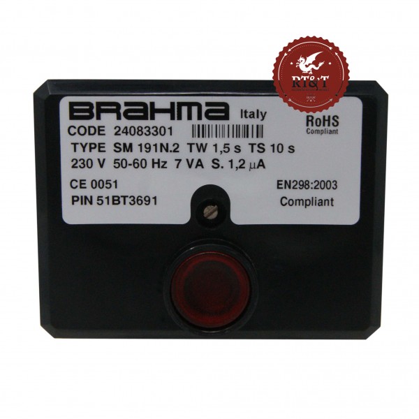 Scheda accensione apparecchiatura BRAHMA SM191N.2 24083301