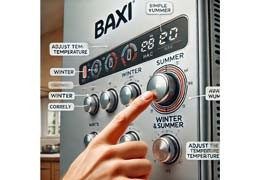 Come regolare temperatura caldaia Baxi